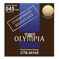 OLYMPIA CTB45100 | Cuerdas para Bajo Eléctrico de 4 Cuerdas Calibres 45-100