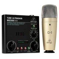 BEHRINGER VOICE-STUDIO | Pack de Grabación de Estudio con Micrófono y Preamplificador 